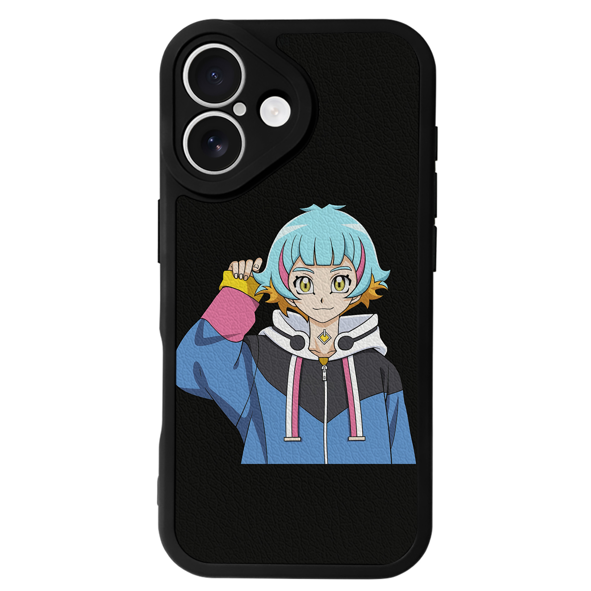 遊☆戯☆王 Yu-Gi-Oh! 【iPhone 16シリーズ対応】シリコンスマホケース（レザー調） 材質：シリコン